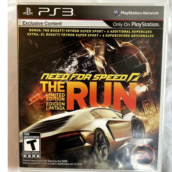 Need for Speed: The Run Limited Edition (PS3) – Complete with Manual - Picture 1 of 3